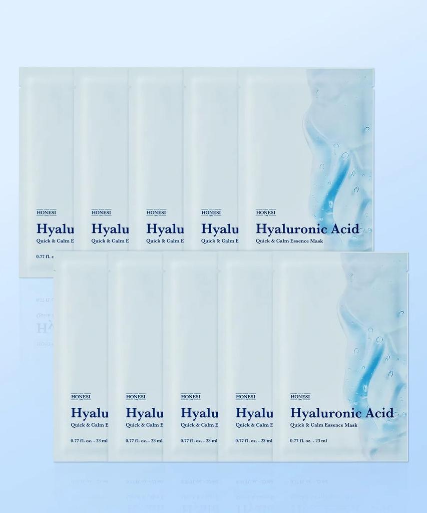 Quick & Calm Essence Mask Pack Hyaluronic Acid (10 Sheets)