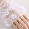 Comfortable Fake Sleeves Cuffs Lace Ruffled Wrist Lace Cuff Fashion Wrist Cuff  Wedding