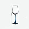 High Quality Colorful Glass Wine Glass Glasses for Champagne Wineglass Whiskey Cup Cups Vintage Drinking Goblet Luxury Set Bar
