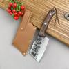 Chef Utility Knife Slicing Fish Fruit Steak Knife Kitchen Knives Butcher Boning Knife Hand Forged Wood Handle Cleaver Meat Knife