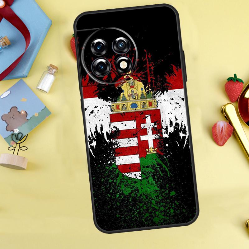 Чехол с флагом Венгрии для OnePlus 13 13R 12 12R 11 10 Pro 8T 10T OnePlus Nord 4 CE 2 3 Lite N30 N20 N10