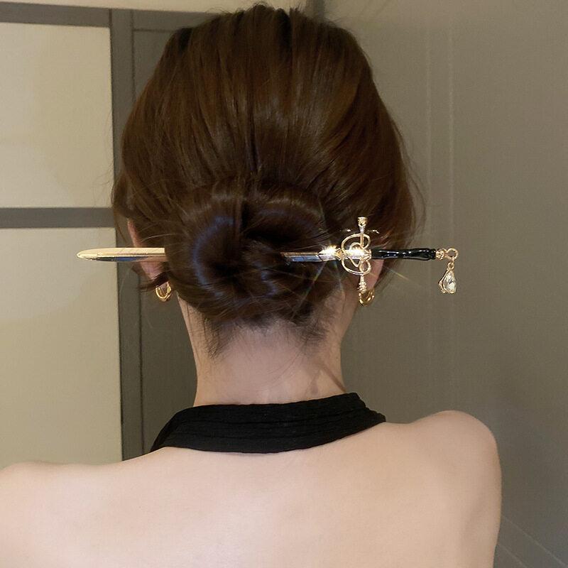 Палочки для волос, винтажные для женщин и девочек, сделай сам, простая прическа в китайском стиле, дизайн, держатель для хвоста, аксессуары для волос, ювелирные изделия