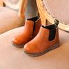 Botas Soft Sole Kid Boots Autumn Winter  Plush Boy Ankle Boot British Girl Retro Fashion Short Boots Kid Shoe Zapatos