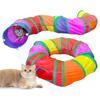 Breathable Cat Tunnel Tube Polyester+Steel Wire Pet Fun Play Toy Portable Cat Nest  Guinea Pig