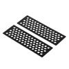 2pcsCelsiusset Aluminium Sand Ladders Recovery Board Ramp Tool for 1Celsius10 RC Crawler(Black)