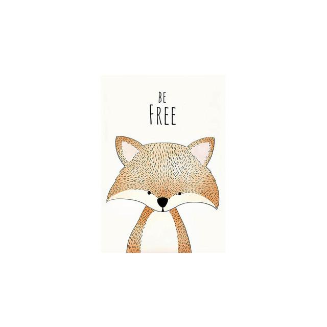 Рамка из цельного дерева, скандинавский милый мультфильм, животное, холст, картина, картина «Будь храбрым, будь сильным», детская комната, детский сад, детский настенный художественный декор