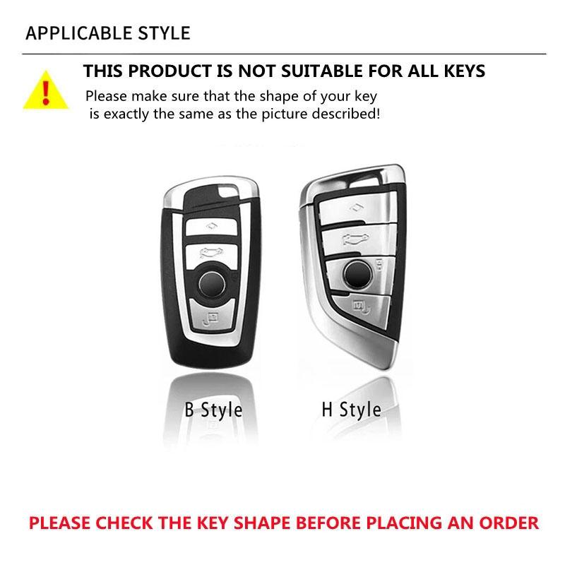 Soft TPU Car Key Case Cover Shell Fob For BMW F30 F31 F32 F34 F20 F21 F07 F10 1 3 5 7 Series X1 X3 G01 X4 G02 X5 F15 F16 M3 M4