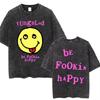 Стирка Винтажная Рокерская Yungblud IDOLS The World Tour Футболка Унисекс Женская Хип-Хоп Оверсайз Футболка Унисекс Повседневная Хлопковые Футболки