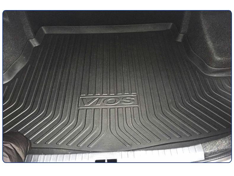 Износостойкий Водонепроницаемый Экологичный Коврик в Багажник из ТПЭ для Honda Fit