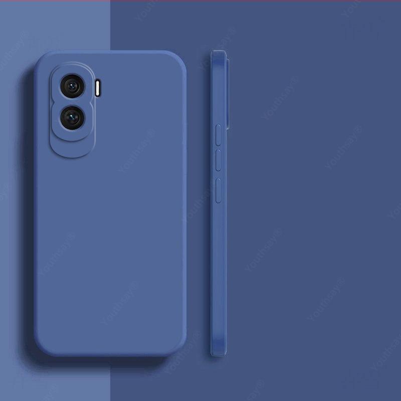 Для Honor 90 Lite 5G жидкий силиконовый чехол для Honor 90 Lite чехол Funda Shell Coque мягкий TPU телефон бампер для Honor 90 Lite