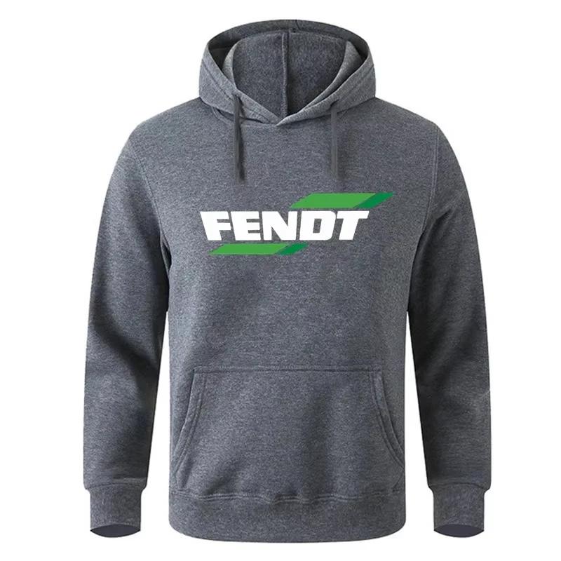 Мужская толстовка Трактор FENDT Высокое качество Теплая флисовая толстовка Повседневная уличная одежда 2026 Осень/Зима Новое издание