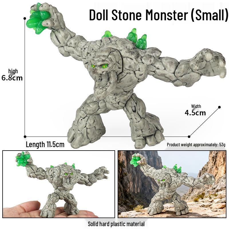 Dinosaur & Dragon Plastic Toy Set: Mythical Animal Figures for Kids
