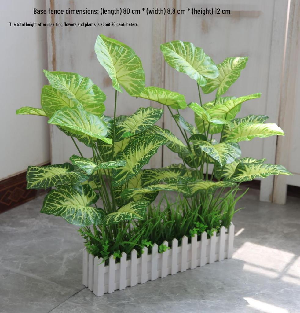 Большие напольные искусственные растения и цветочные бонсаи для декора коридора или ресторана