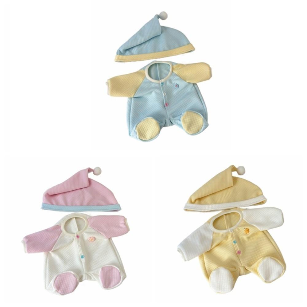 Комбинезон 40 см Одежда для хлопковой куклы Поза сидя Запасная одежда для куклы Шляпа клоуна Мультяшная Одежда для куклы Без атрибутов