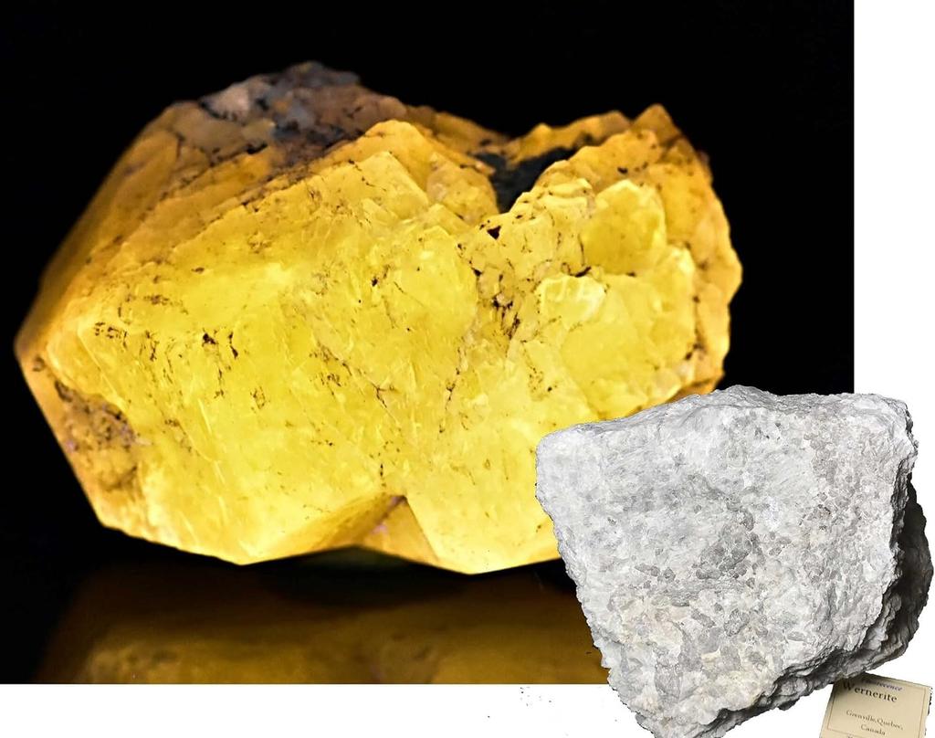 НАУКА Флуоресцентные минеральные образцы 6 видов Длинноволновые Длинные бабочки Флуоресцентные минералы Набор из 6 видов Отдельный пластиковый футляр (ДВ/Длинные волны, Волна)