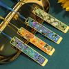 Chinese Retro Bookmark Hollow Brass Bookmark Pendant Set Vintage Style Pattern Bookmark Teacher/friend Gift Student Supplies