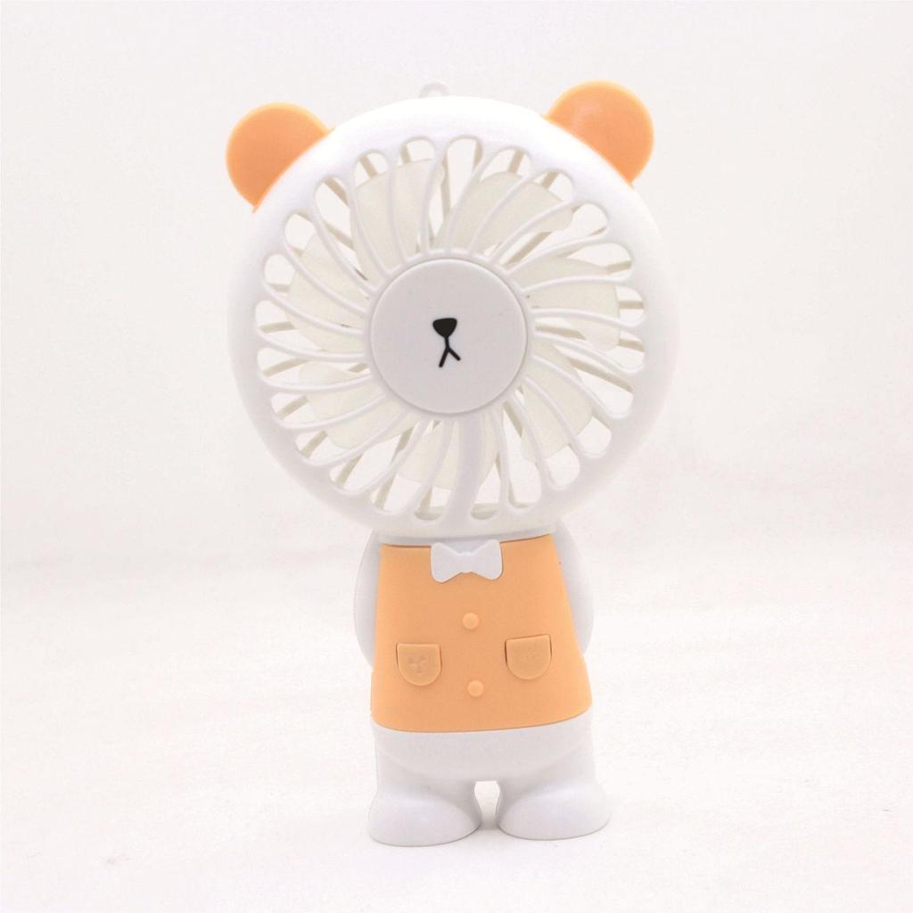 Portable USB Rechargeable Mini Handheld Fan with LED Colorful Light