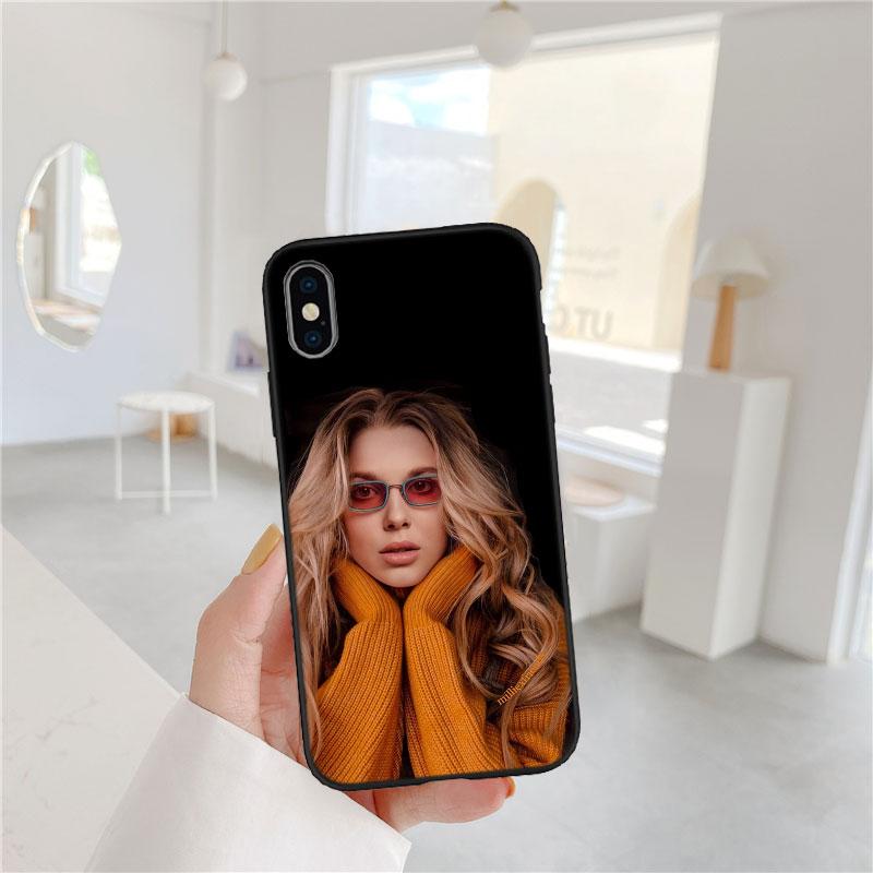 LO63 Чехол для телефона с Милли Бобби Браун для OPPO A40 A60 A80 A15 A16 A16K A12 A17 A17K A54 A54S A53 A53S A55 A56 A57 A98 F23