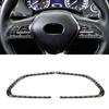 Для Infiniti Q50 Q60 2014-21 гг. Отделка кнопок рулевого колеса из настоящего углеродного волокна