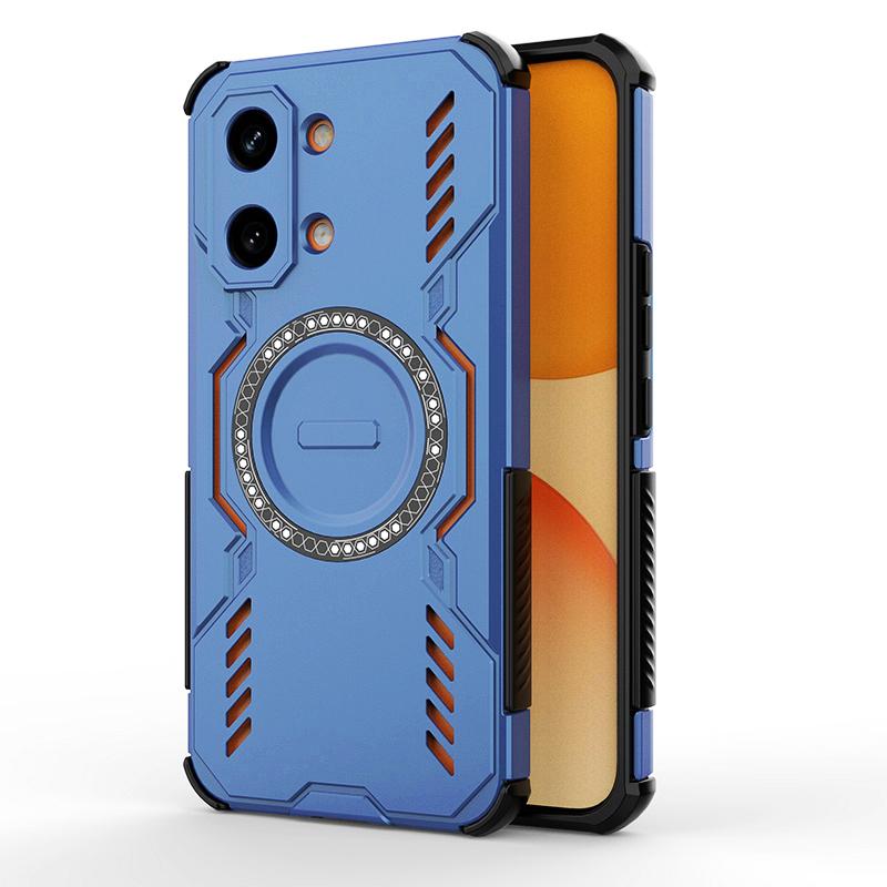 KEYSION Полый корпус с рассеиванием тепла для Xiaomi POCO X8 Pro Max TPU+PC Магнитное охлаждение Ударопрочный чехол для телефона для POCO X8 Pro