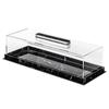 Rectangular Cake Tray Display Box with Clear Lid Acrylic Cake Holder Dustproof Cake Stand Suitable for Cake and Dessert