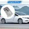 X Autohaux 1 Pc No.2152023601 Engine Oil Pan for Hyundai Elantra Aluminum Alloy Silver Tone