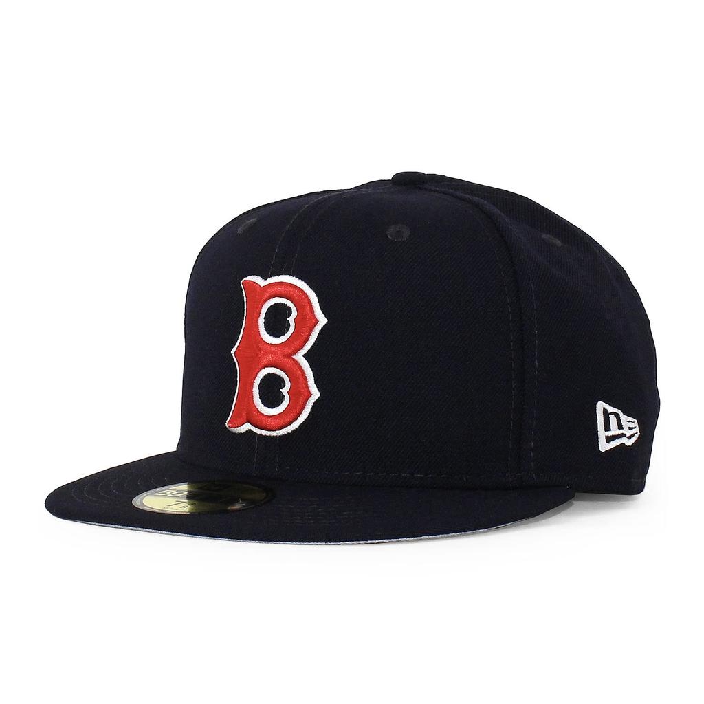 [New Era] 59FIFTY Boston Red Sox [MLB 1946 COOPERSTOWN FITTED CAP] BOSTON RED SOX 5950 Hat Navy (7-58 (approx. 60.6 Cm)) [Used]