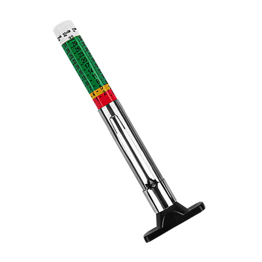 0-32nds/0-25mm Автомобильный измеритель глубины шин Универсальный автомобильный измеритель глубины протектора шин Профессиональный измеритель глубины резьбы шин