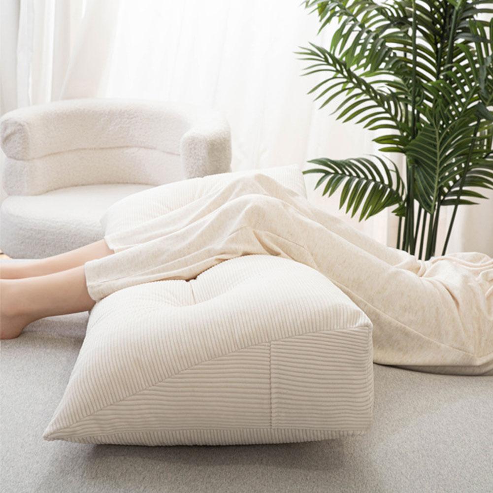 Треугольная клиновидная подушка-изголовье с боковыми карманами, поддержка для позиционирования, эргономичная треугольная подушка для головы, поясничная поддержка, спинка для кровати