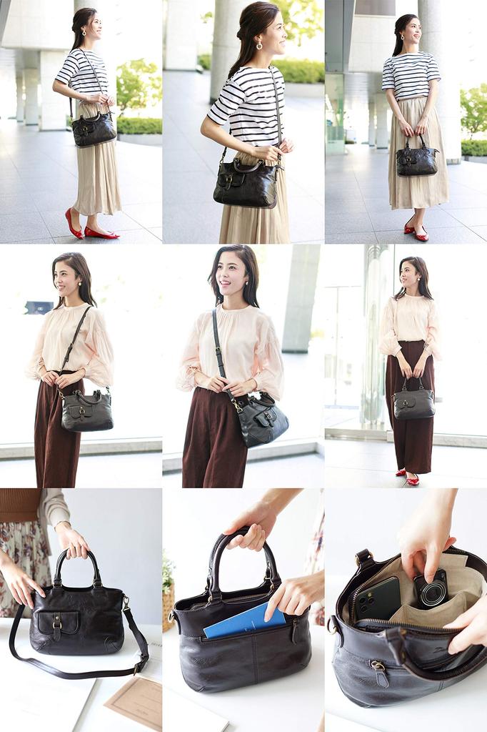 Shoulder Bag 2WAY Genuine Leather Baton Brown [Dakota] Women's DA-1034150-40