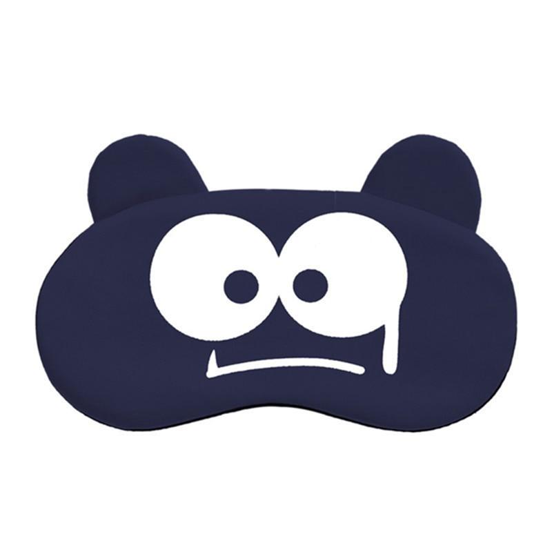 Грустная лягушка зеленая для подарка подруге Грустная лягушка 3D маска для глаз Мягкая спящая забавная игрушка для косплея Новинка