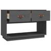 Vidaxl Szafka Pod Telewizor, Szara, 90X40X60 Cm, Lite Drewno Sosnowe