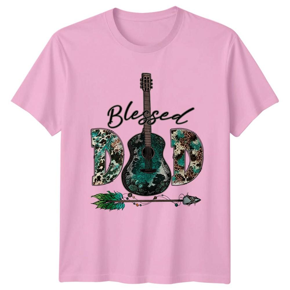 Blessed Dad Unisexs TShirt Country Guitar Western Lifestyle Fathers Day