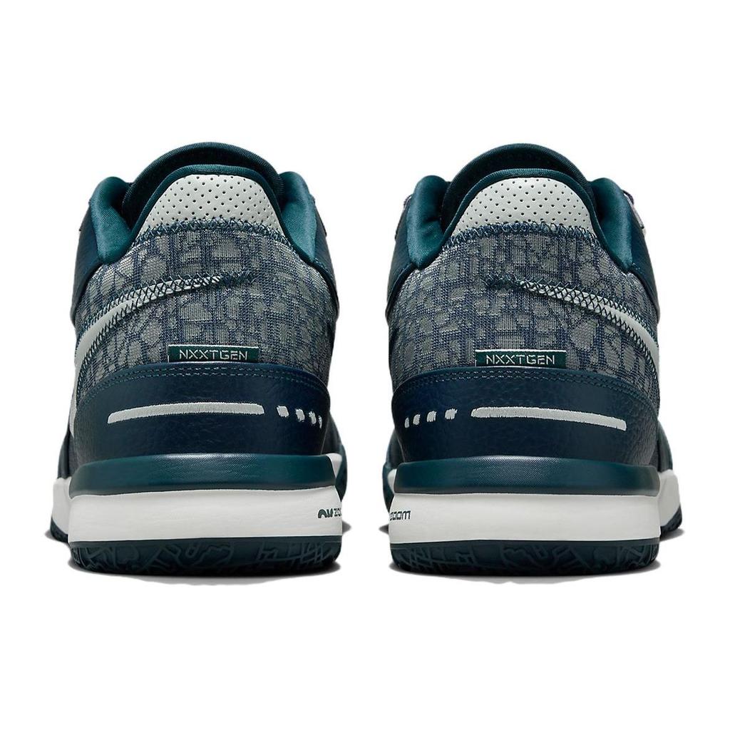 Nike Кроссовки Zoom LeBron NXXT Gen AMPD Armory Navy мужские синие плоские-оловянные металлик-серебристые FJ1566-400