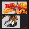 409PCS Fire Dragon Building Blocks Flying Dragon Animal Model Bricks Creative Desktop Decoration Boy DIY Toys Kids Holiday Gifts