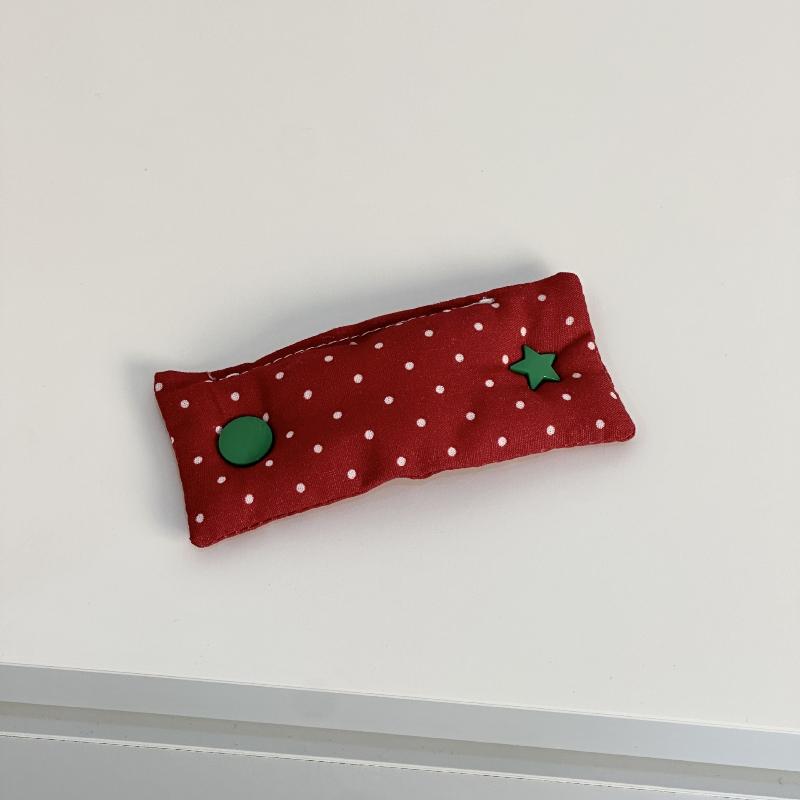 Cute Cable Organizer Red Tomato/Star Design Cable Winding Holder For Earphones Chargers Portable Daily Use For Women And Girls