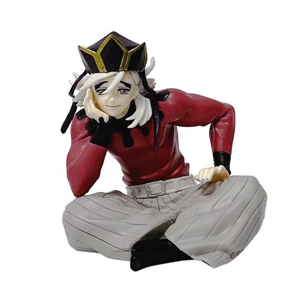 В наличии Клинок рассекающий демонов Новый! С коробкой Японская Аниме Фигурка Доума Сидящая Фигурка Действия Коллекционная Модель Игрушки Для Мальчиков Подарки
