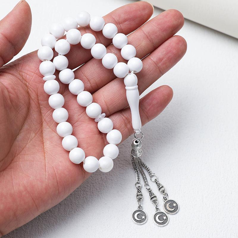 Унисекс 33-бусины 10 мм Тасбих: Мусульманские четки с Ближнего Востока