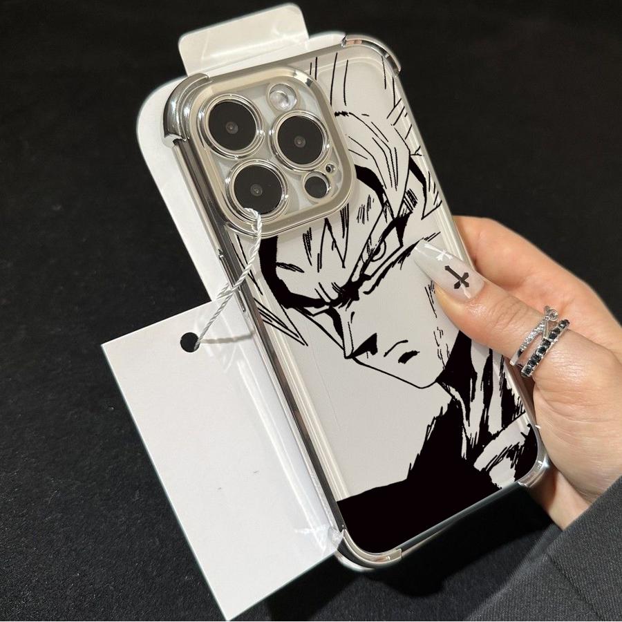 Чехол для телефона Funda Case для Apple iPhone 17 Pro Max 14 Air 13 16 17 12 Plus 15 11 XS XR Dragon Ball Аниме