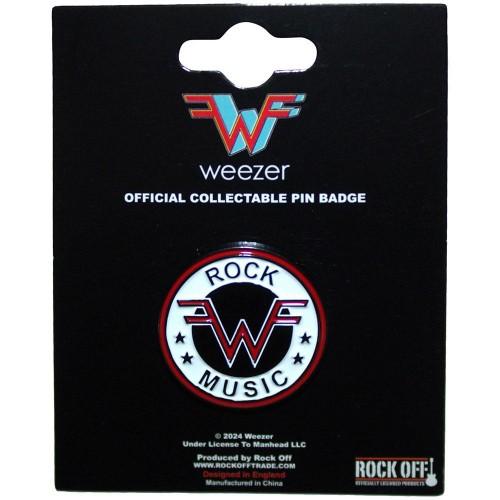 Weezer Rock Music Emblem Pin
