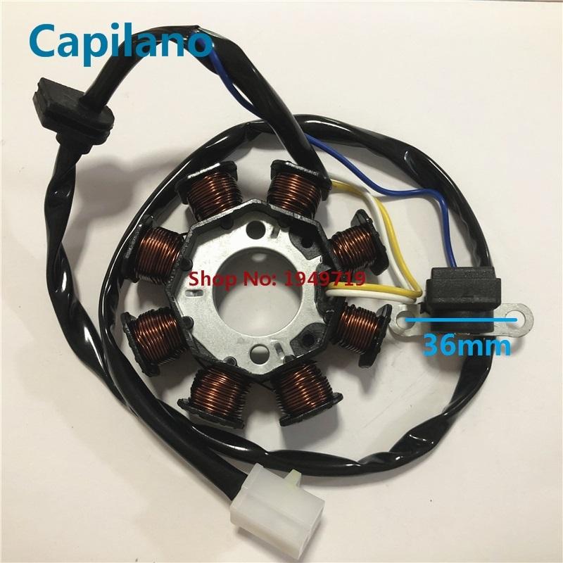 motorcycle DIO50 ZX50 engine inner rotor ignition stator magneto coil for Honda 50cc DIO AF 50 AF34 AF35 in 8 pole