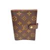 Louis Vuitton Monogram Agenda PM Notebook Cover Monogram Canvas Brown R20005 Used