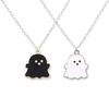 Cute Cartoon Ghost Friendship Couple Pendant Necklaces Fashion Female Men Best Friend Lovely Women Necklaces Jewelry