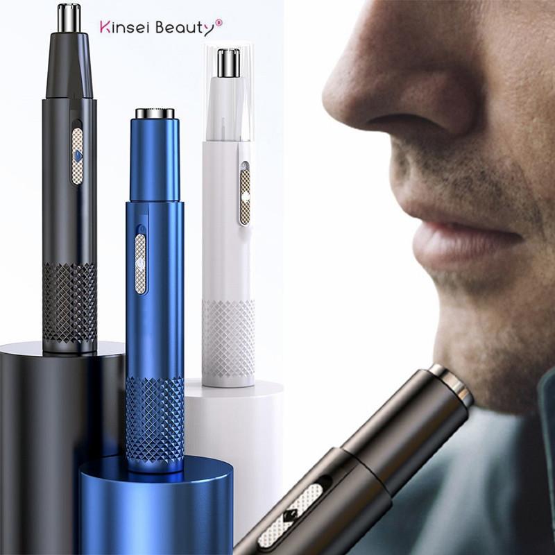 Электрический триммер для бритья носа и ушей портативный унисекс безопасный уход за лицом перезаряжаемый триммер для волос в носу бритвенный инструмент для удаления волос