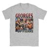 Футболки Georges St Pierre для мужчин Хлопок Новинка Футболка С круглым вырезом Футболка С коротким рукавом Топы С графическим принтом