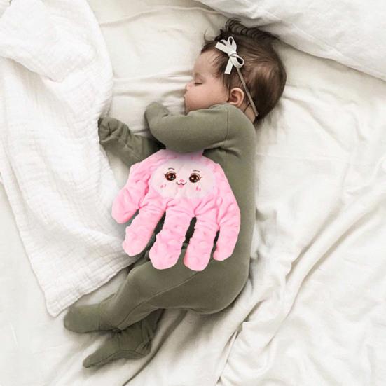 Соска-пустышка Ладошка Мягкая успокаивающая ладошка с нежным поглаживанием Пульт дистанционного управления Мягкая игрушка для успокоения младенцев Помощь для сна для новорожденных Девочек Мальчиков