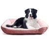 Aurako Pet Dog Cat Pet Square Cold Protection Cage Soft for Elderly Large XL Bed, Cushion, Bed, Sofa, Type, Anti-Slip, Mat, Bed, Winter, Summer,