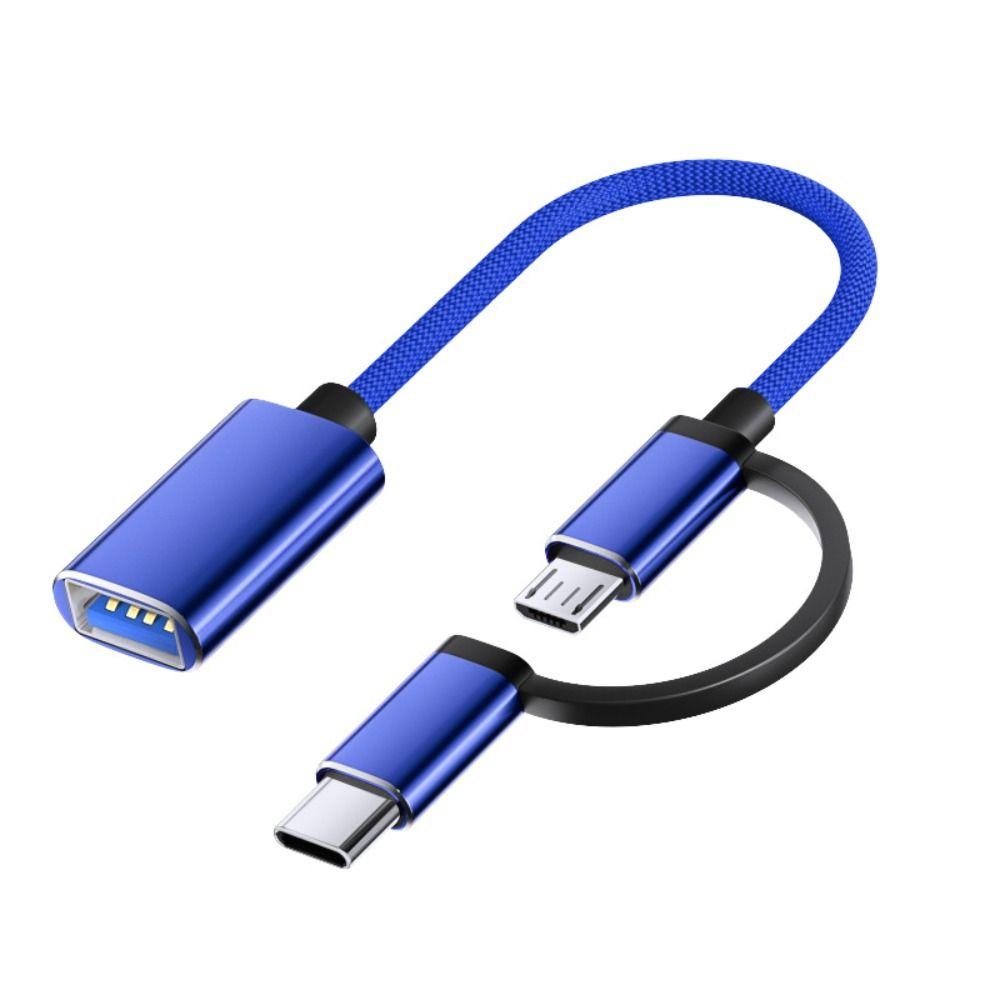 Тип C 2 в 1 OTG Тип C Кабель-адаптер Micro USB 2 в 1 USB C Кабель-адаптер для ПК/ноутбука/телефона