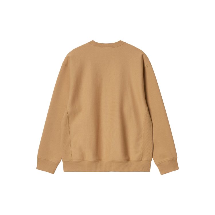 Carhartt WIP Свитшот с американским шрифтом Унисекс Свитшот Пыльно-H-Коричневый I025475_07E_XX