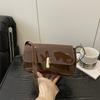 Women S Solid Simple Underarm Square Bag Fashion Shoulder Bag